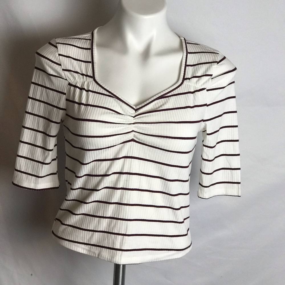 Rebellious One short waisted shirt NWT sz m